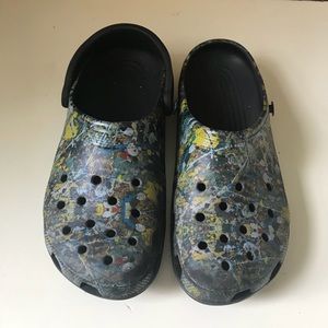 Rare Jackson Pollock 100th Birthday Crocs